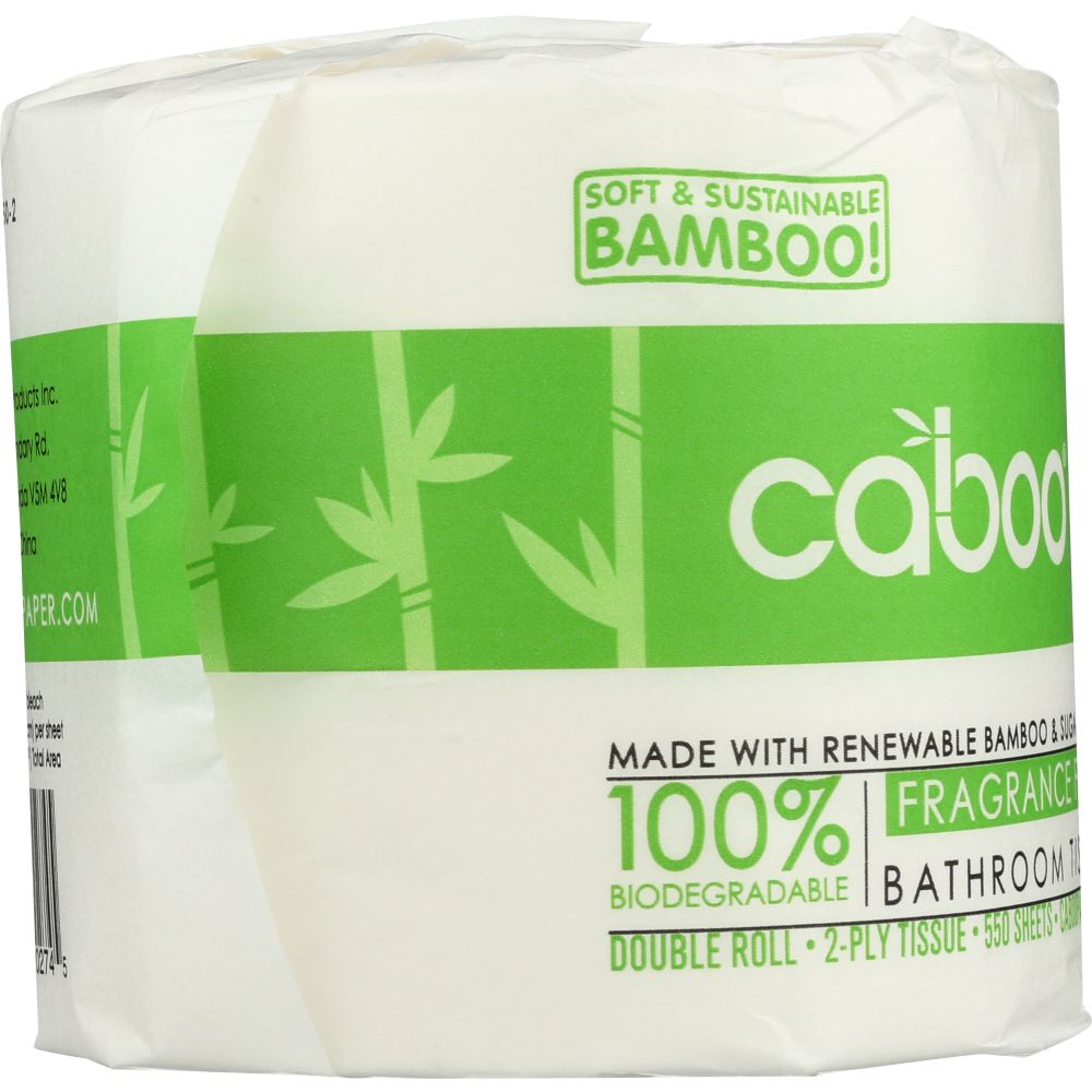 CABOO: 2-Ply Bathroom Tissue 550 Sheets, 1 Roll