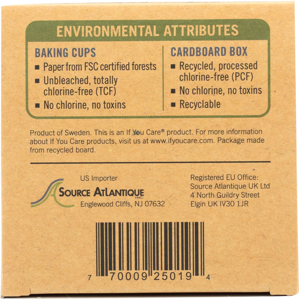 IF YOU CARE: Jumbo Baking Cups, 24 pc