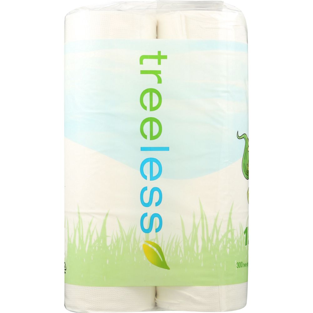GREEN2: Tree Free Sugar Cane & Bamboo Bath Tissue 2 Ply 300 Sheets, 12 pc