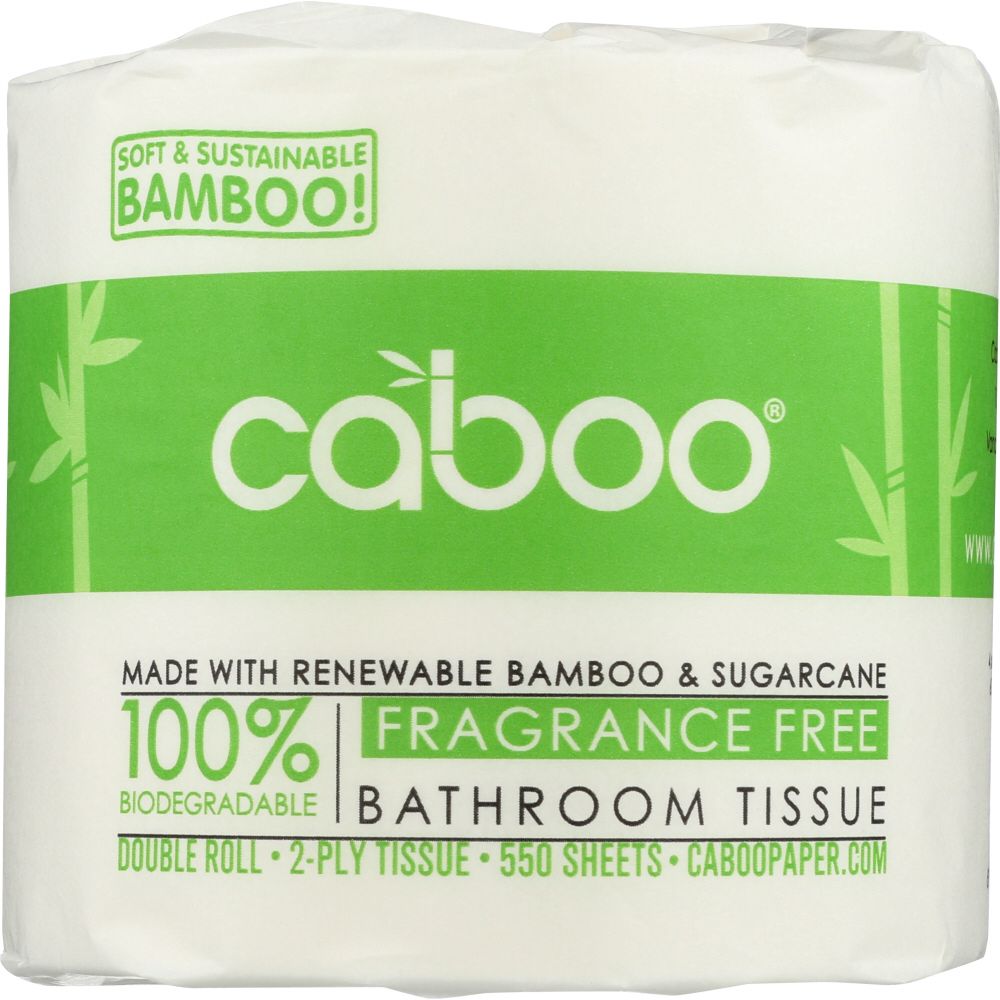 CABOO: 2-Ply Bathroom Tissue 550 Sheets, 1 Roll