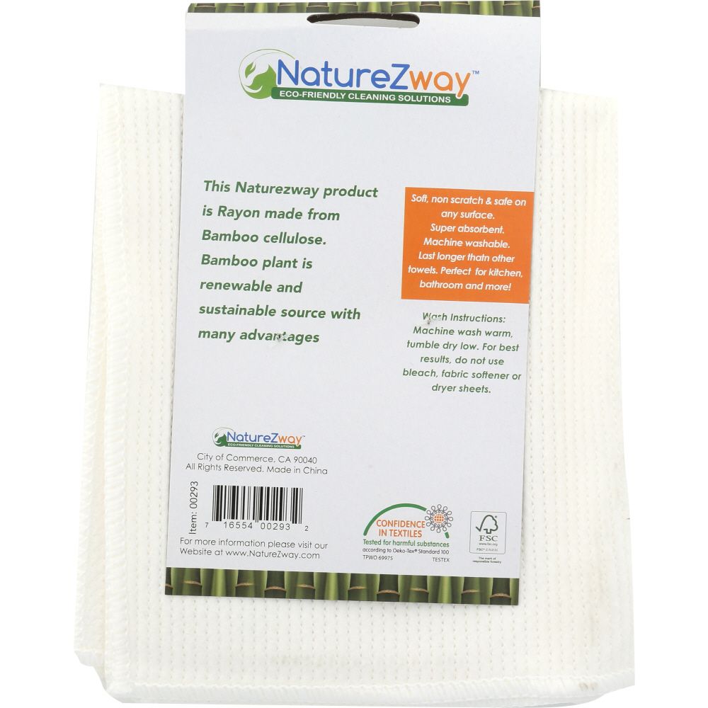 NATUREZWAY: Cloth Drying Bamboo, 2 pk, 1 ea