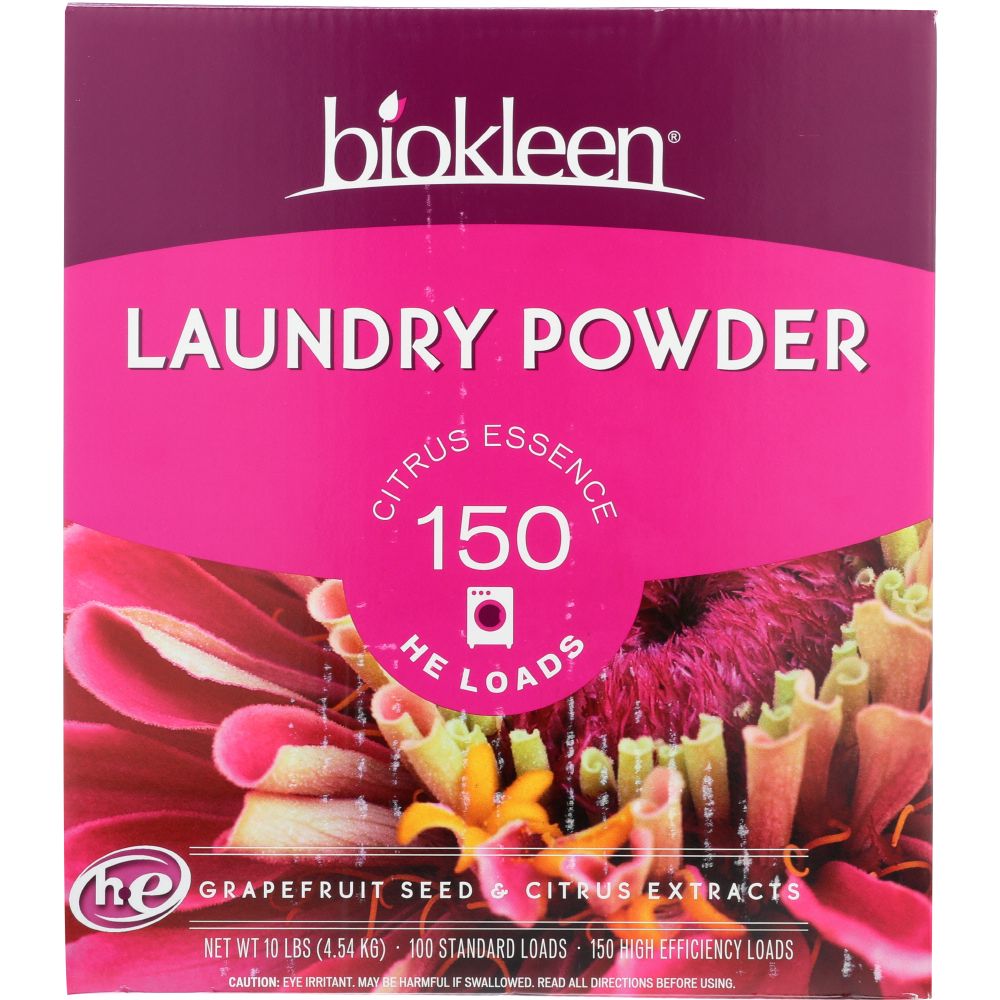 BIO KLEEN: Laundry Powder Grapefruit Seed And Citrus Extract, 10 lb