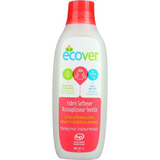 ECOVER: Fabric Softener Morning Fresh, 32 oz