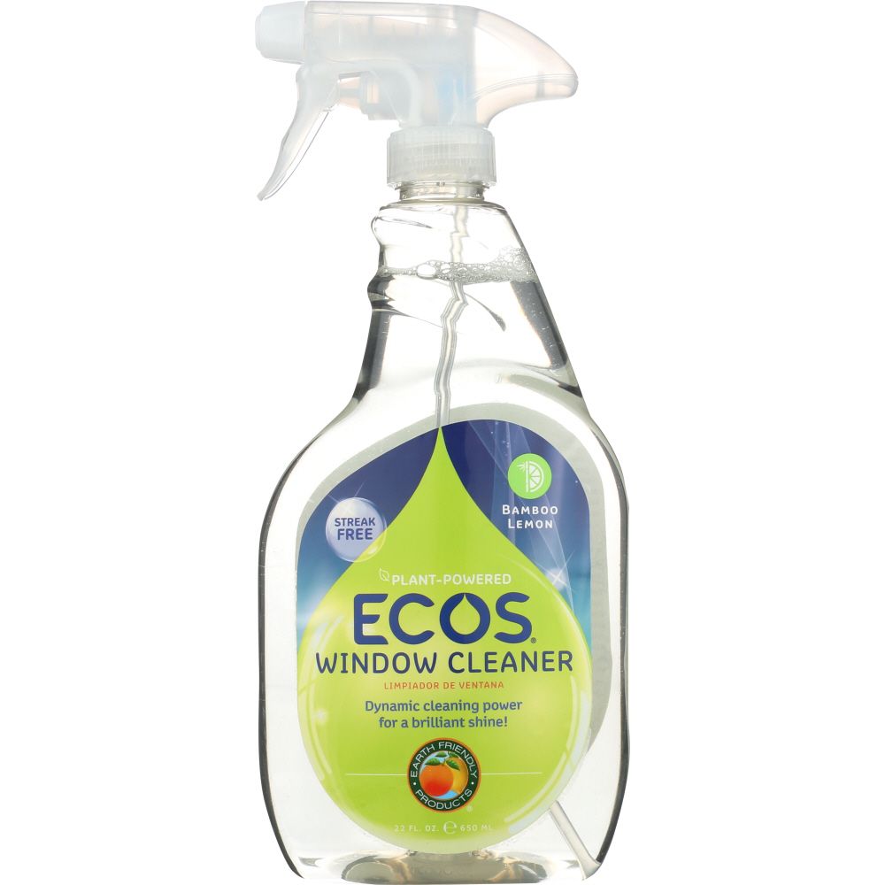 ECOS: Bamboo Lemon Window Cleaner, 22 oz