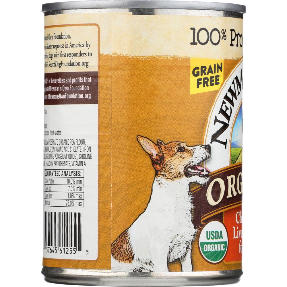 NEWMANS OWN ORGANIC: Dog Can Green Free Liver Chicken, 12.7 oz