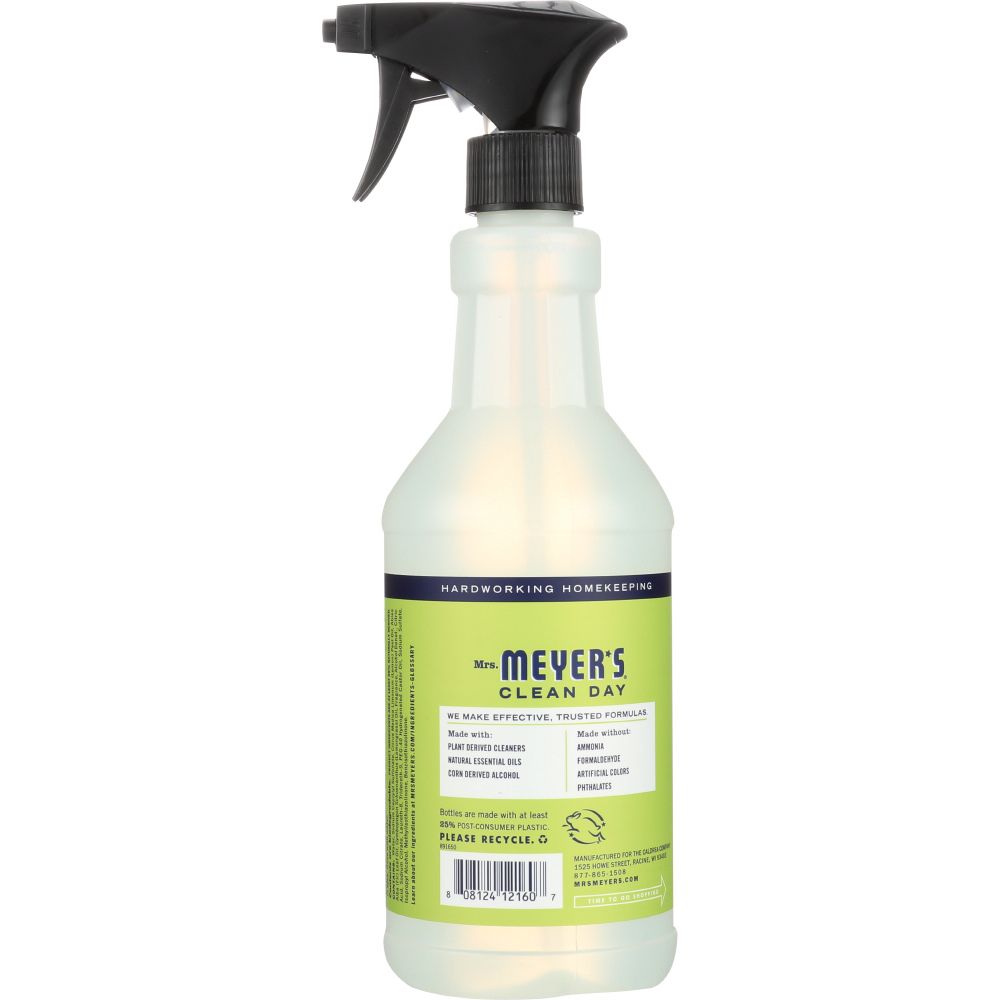 MRS. MEYER'S: Clean Day Glass Cleaner Spray Lemon Verbena Scent, 24 oz