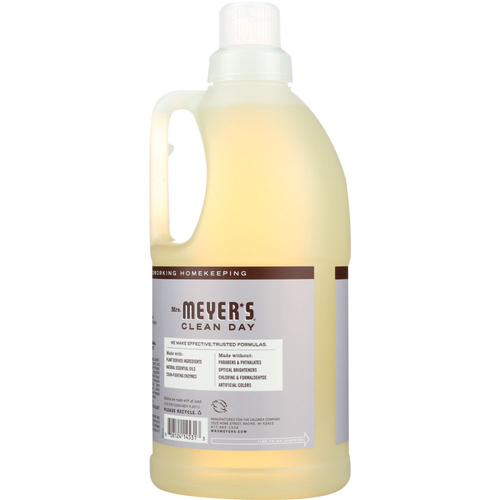 MRS MEYERS CLEAN DAY: Laundry Detergent Lavender Scent, 64 oz