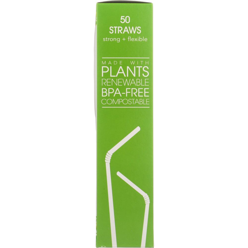 REPURPOSE: 100% Compostable Plant-Based Straws 50ct Bx, 2.4 oz