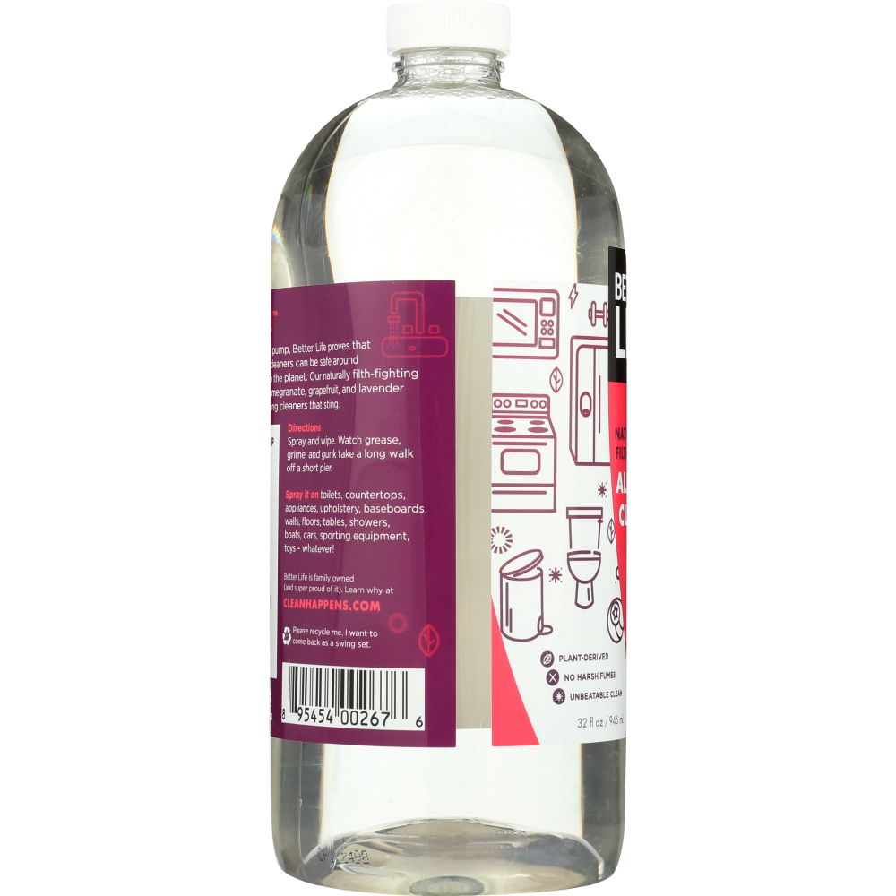 BETTER LIFE: Pomegranate All Purpose Cleaner, 32 oz