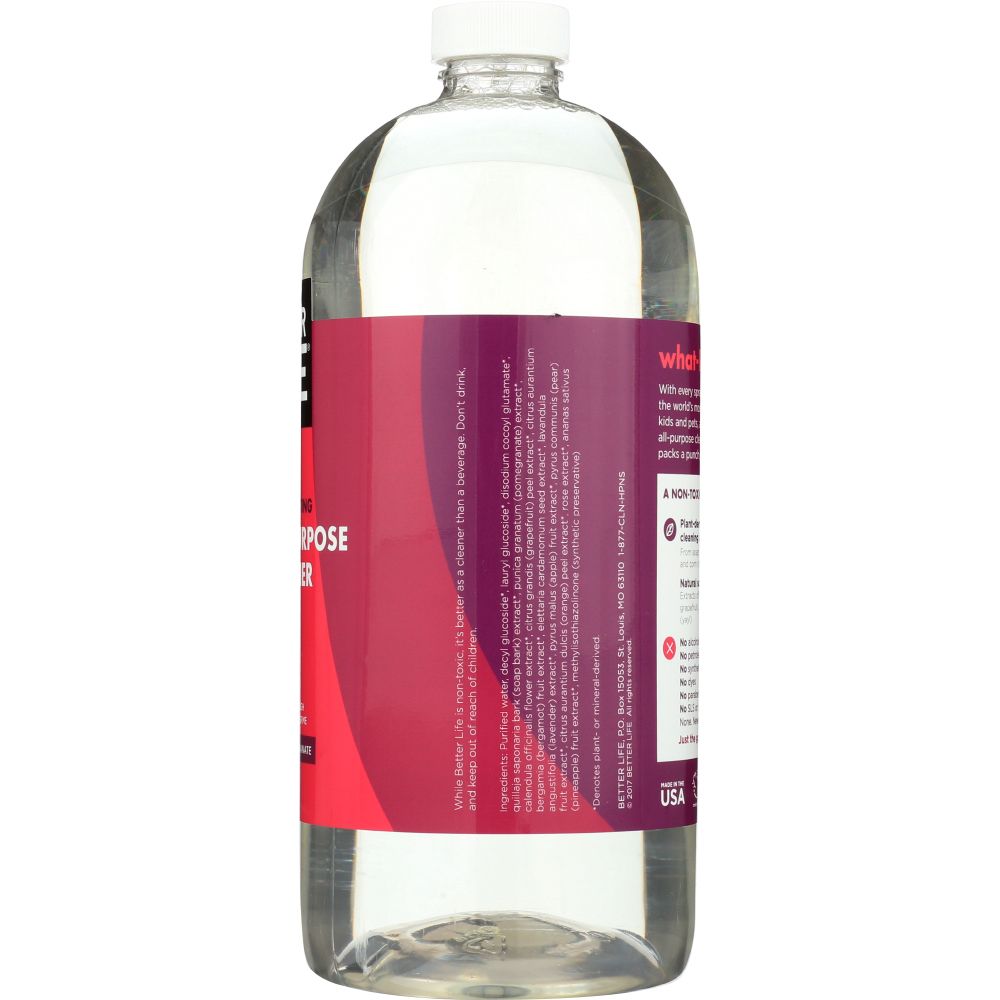 BETTER LIFE: Pomegranate All Purpose Cleaner, 32 oz