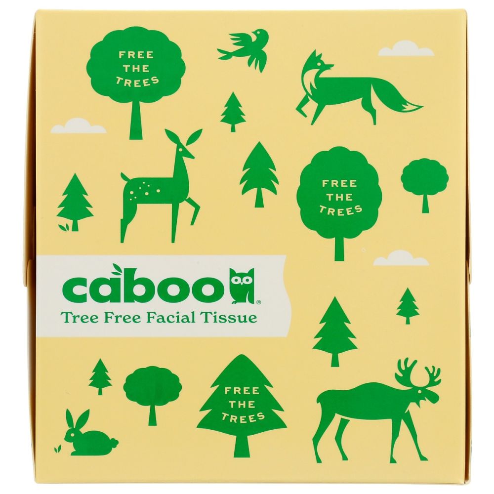 Caboo: Tree Free Facial Tissue Cube 60 Sheets, 1 ea