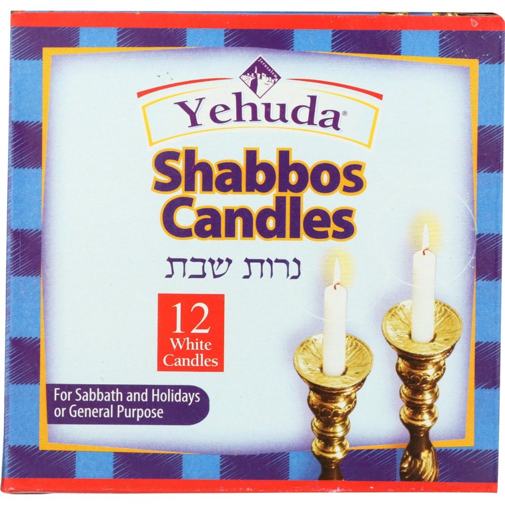 YEHUDA: Shabbat Candles, 12 pc