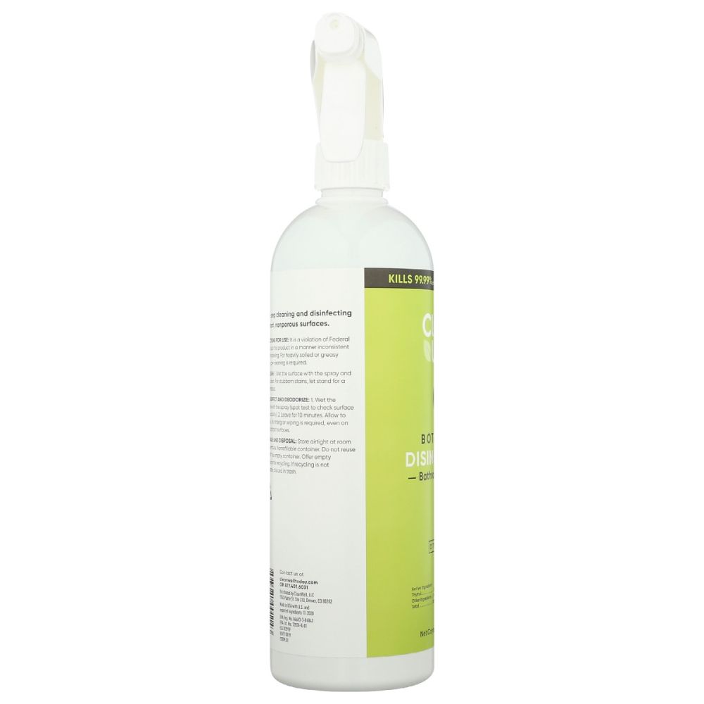 CLEANWELL: Cleaner Bathroom Citrus, 24 oz