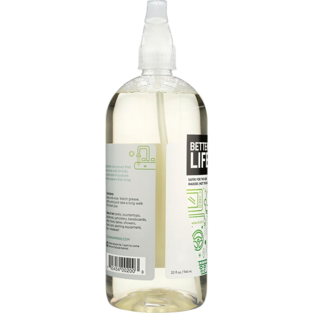 BETTER LIFE: All Purpose Cleaner Unscented, 32 oz