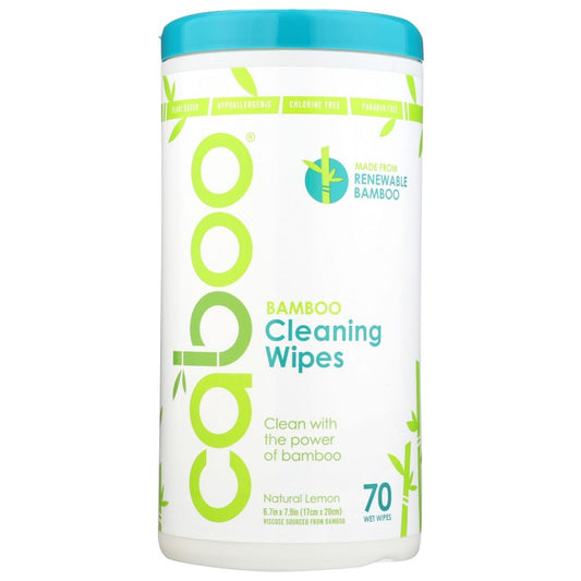 CABOO: Wipes Cleaning Lemon, 70 pc